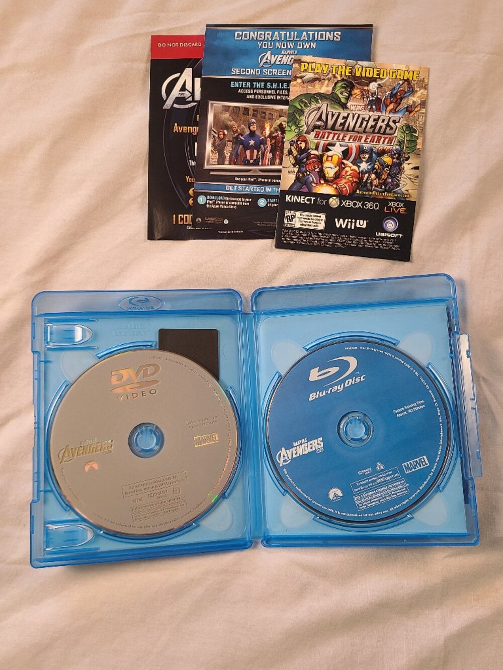 The Avengers Marvels DVD & Blu Ray Movie - Picture 3 of 7